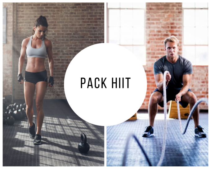 Pack hiit pour perdre du gras et se muscler à la maison